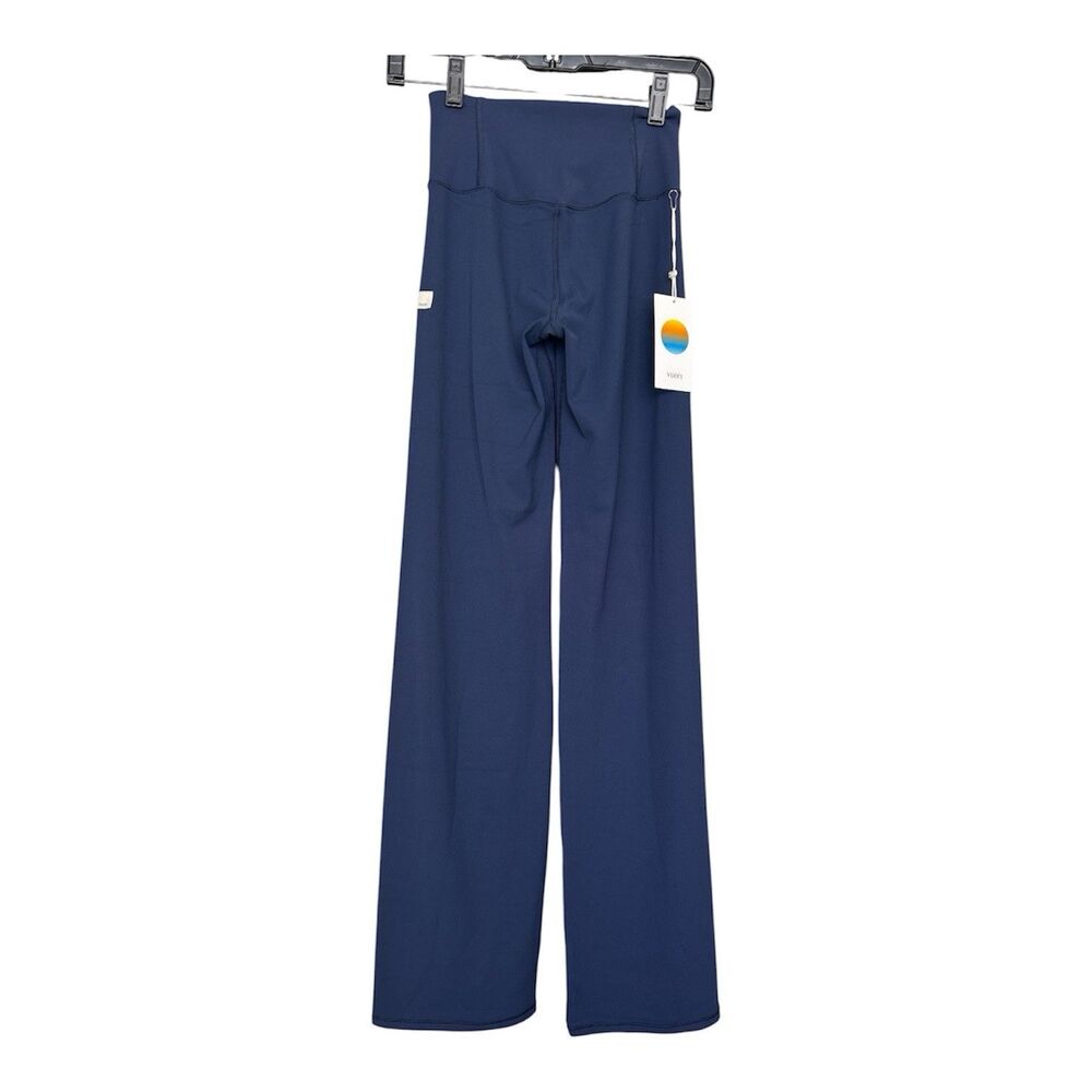 Vuori Women’s AllTheFeels High Waist Straight Leg Slim Blue Coast Size XS New